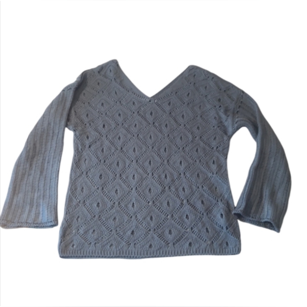AQE Fashion Women's Size XL Sweater Long Sleeve Gray